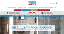 Desktop Screenshot of bathroomcladdingdirect.co.uk